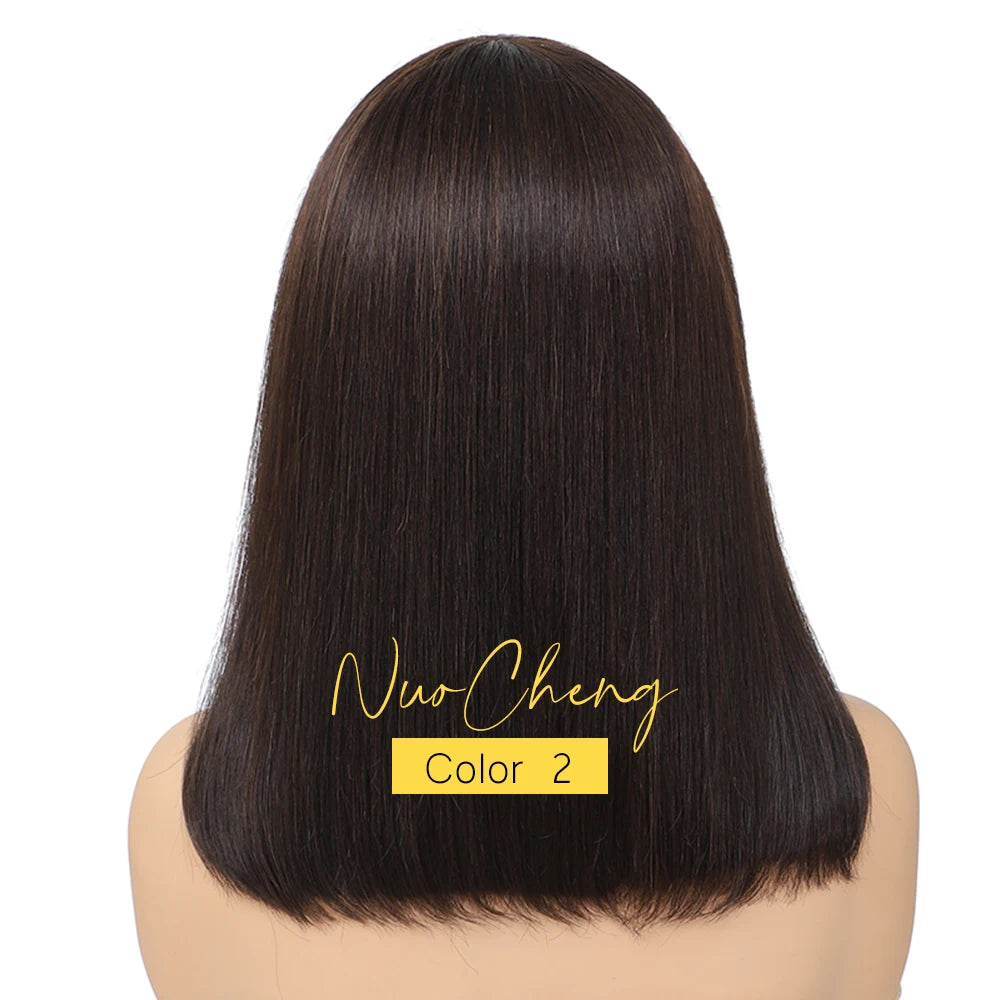 Wine Red 99J Bob Wig - 13x4 HD Lace Front Short Straight Human Hair