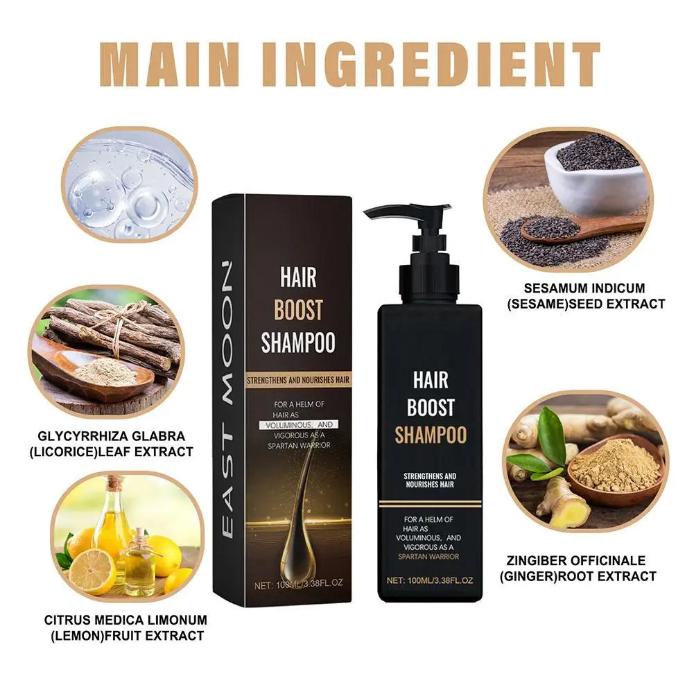 Hair Loss Treatment Shampoo Promotes Growth, Strengthens Roots, Repairs Scalp, Anti-Thinning & Moisturizing Thickening Hair Care
