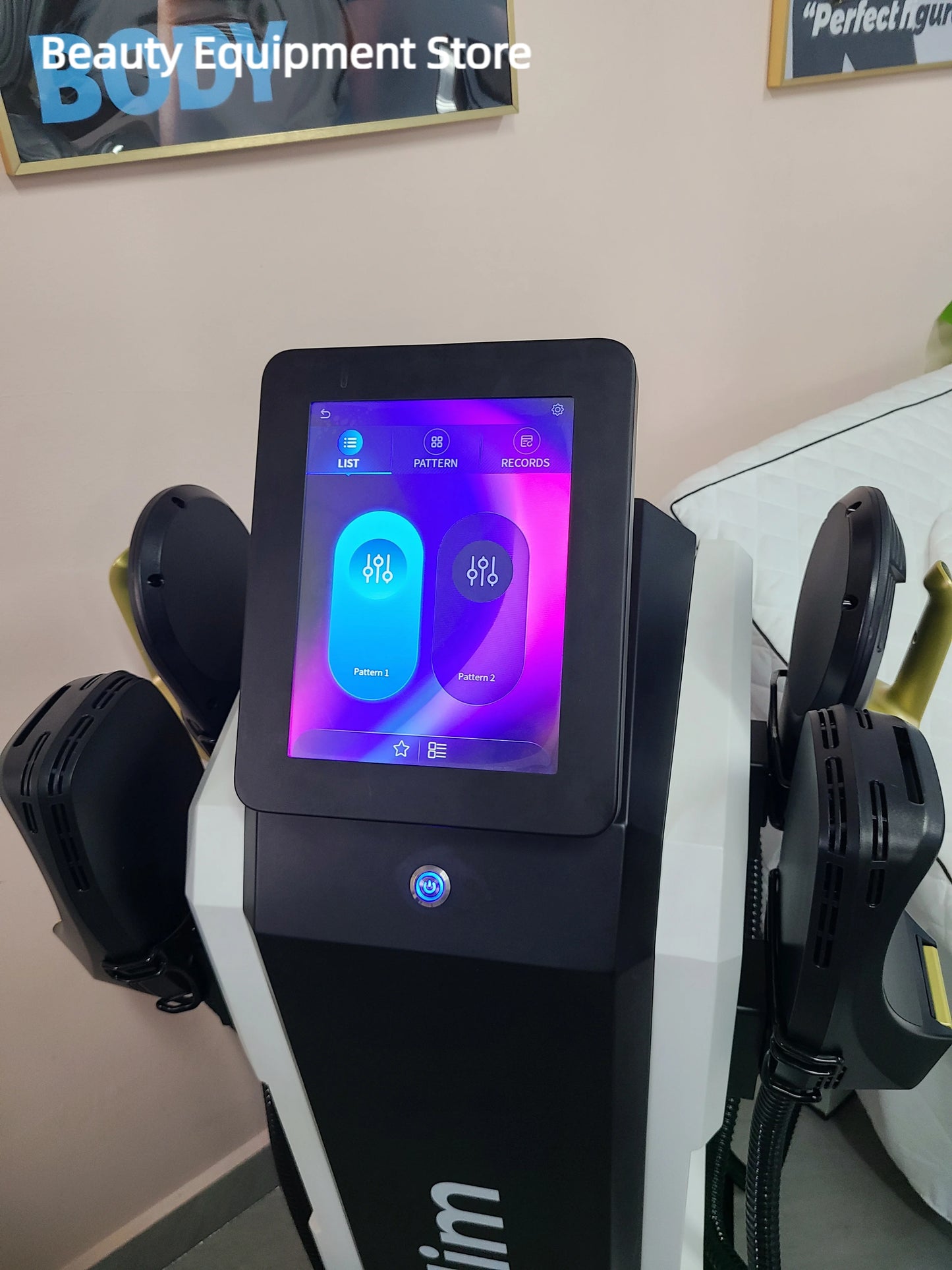 EMS Weight Loss Stimulating Muscle Slimming Fat Removal Muscle Fitness Sculpting MYOslim Machine 4 Handles Beauty Salon