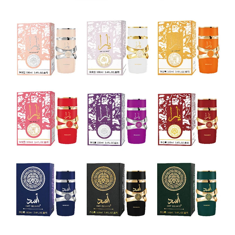 100ML Luxury Arab Dubai Vanilla Perfume,Unisex Eau De Parfum Spray,Floral Fruity Women Fragrance,Spicy Oriental Gourmand Scent