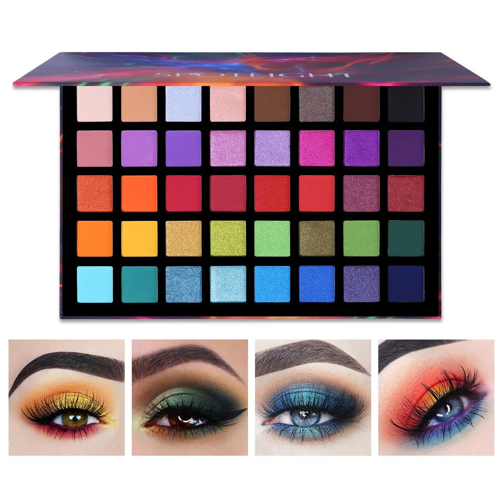 40 Colors Eyeshadow Palette Matte Shimmer Eye Shadow Shine Glitter for Eyes High Quality Professional Makeup Korean Cosmetics