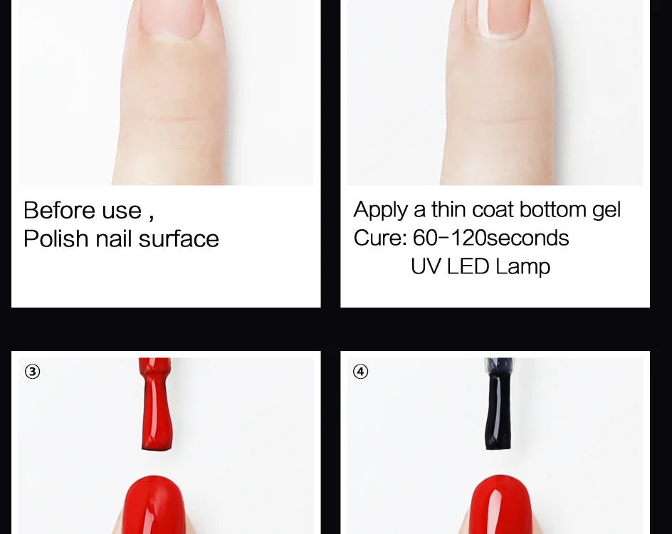 NAILCO 15ML Top coat Base coat Gel nail polish nails art Semi Permanent Lacquer Varnish Hybrid nail supplies for professionals