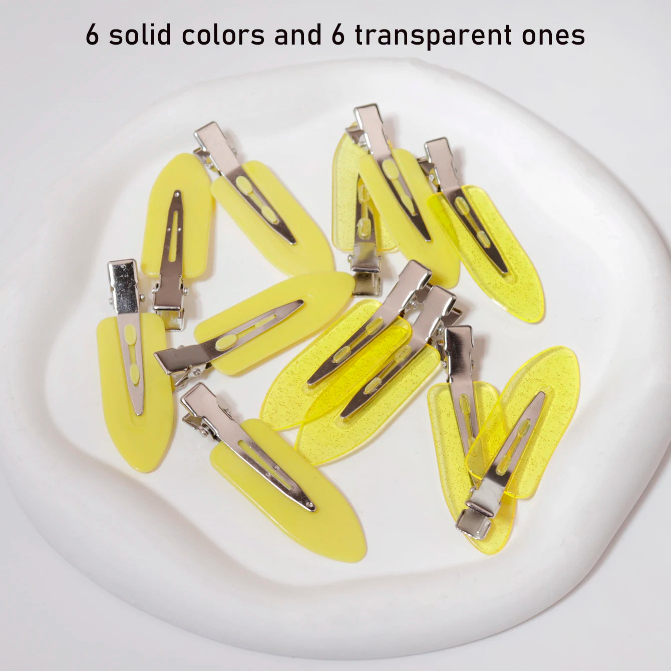 12pcs seamless bangs clip, compact and portable anti slip hair clip suitable for hair salons，Special for real hair wigs