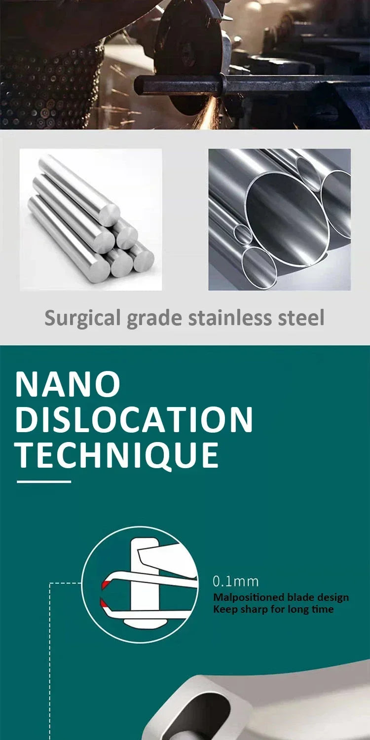 Nail Clippers Stainless Steel Anti Splash Fingernail Cutter Manicure Tools Bionics Design Nail Trimmer Pedicure Scissor