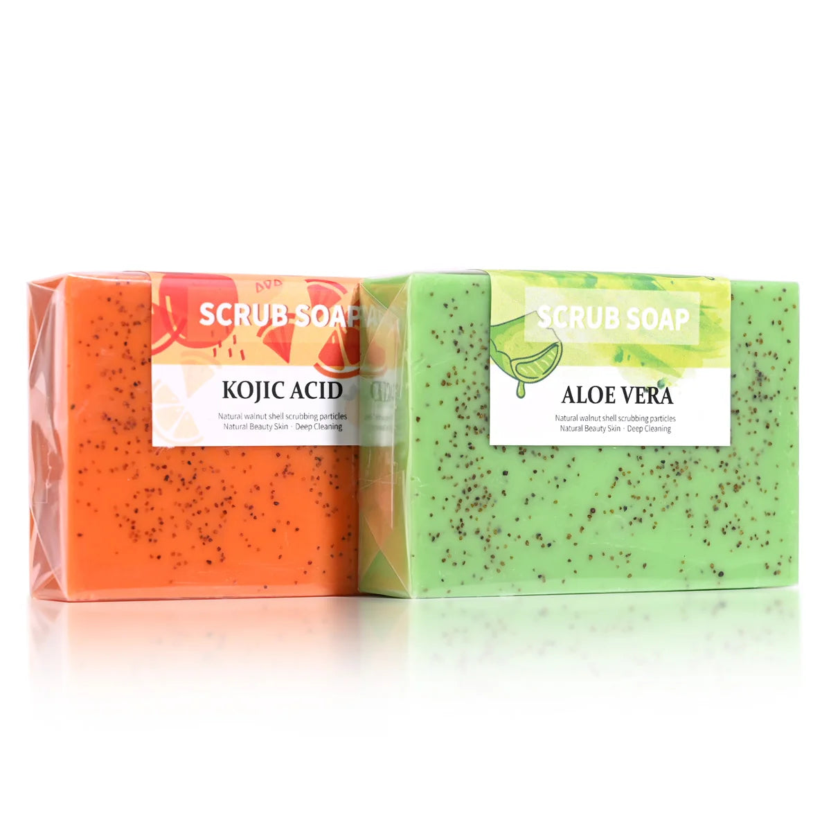 M+100g Honey Cleaning Frosted Particles Exfoliating Bath Body Care Whitening Handmade Soap