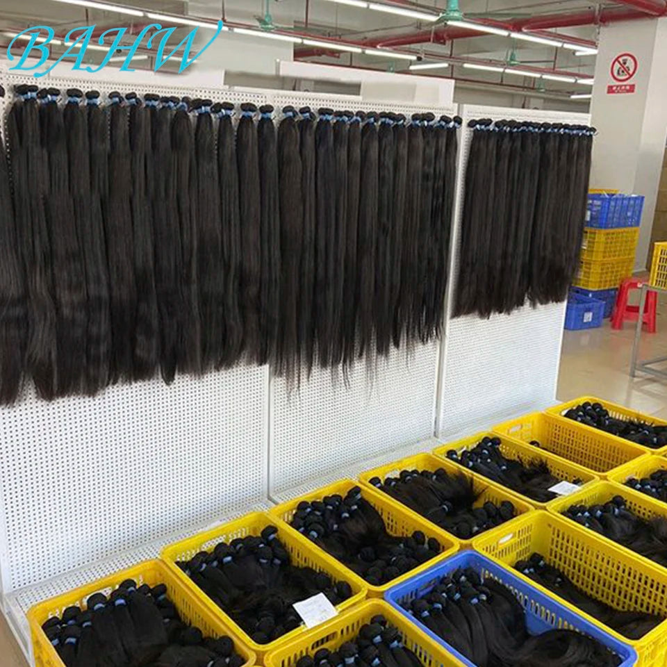 Body Wave Bundles Human Hair Indian Hair Weave Bundles 1/3/4 Pcs Bundles Natural Black 10-30 Inch Remy Hair Extensions Tissage