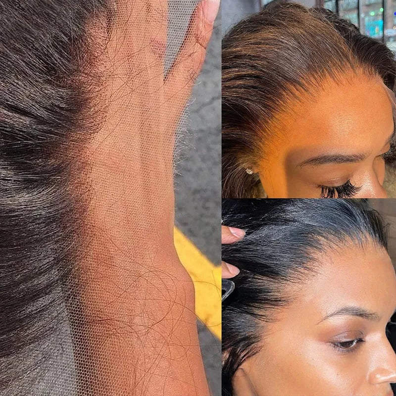 13x4 Lace Frontal Straight Hair - Pre-Plucked Brazilian Lace Closure