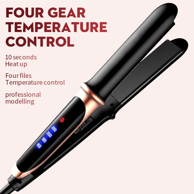 Hair Straightener 2 In 1 For Wet Or Dry Hair Electric Iron Curling Straightening Irons Smoothing Hair Styling Tools