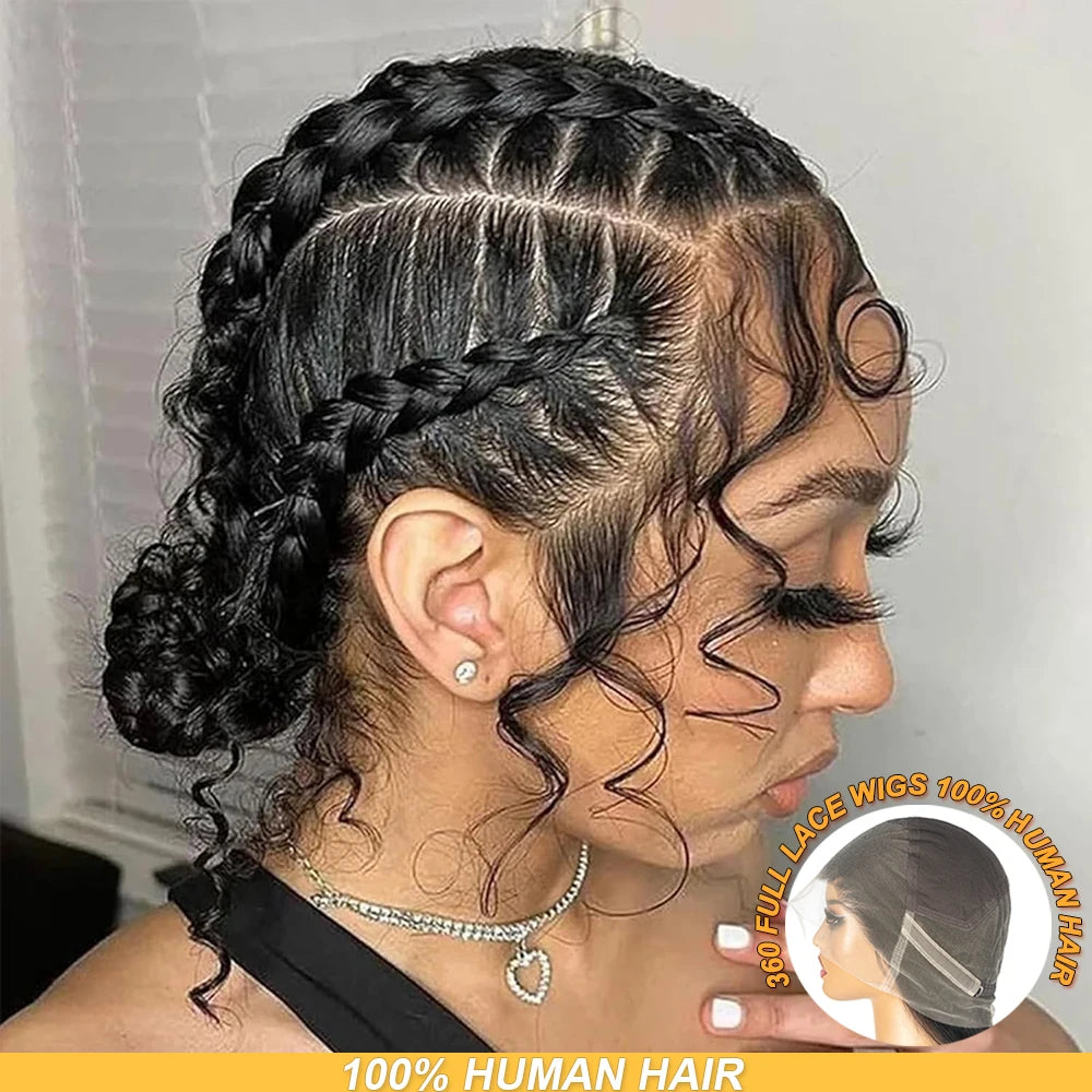 Real Full Lace Wig 250% Density - Straight Brazilian HD Lace Human Hair