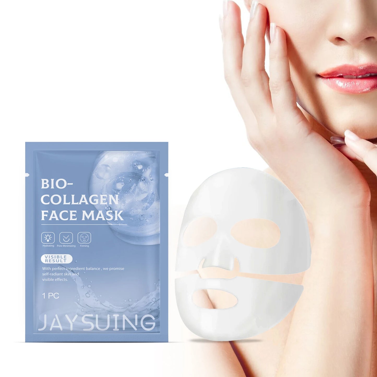 Jaysuing Natural Hydrating Mask Anti Wrinkle Moisturizing Lightweight Breathable Oil Control Face Skin Care Deep Cleansing