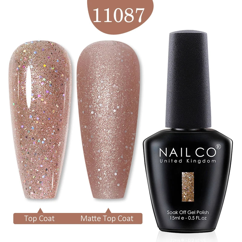 NAILCO Red Colors Series 15ML Nail Gel Polish Nail Supplies Semi Permanent For Nail  Art Manicure Soak Off LED UV Hybrid Varnish