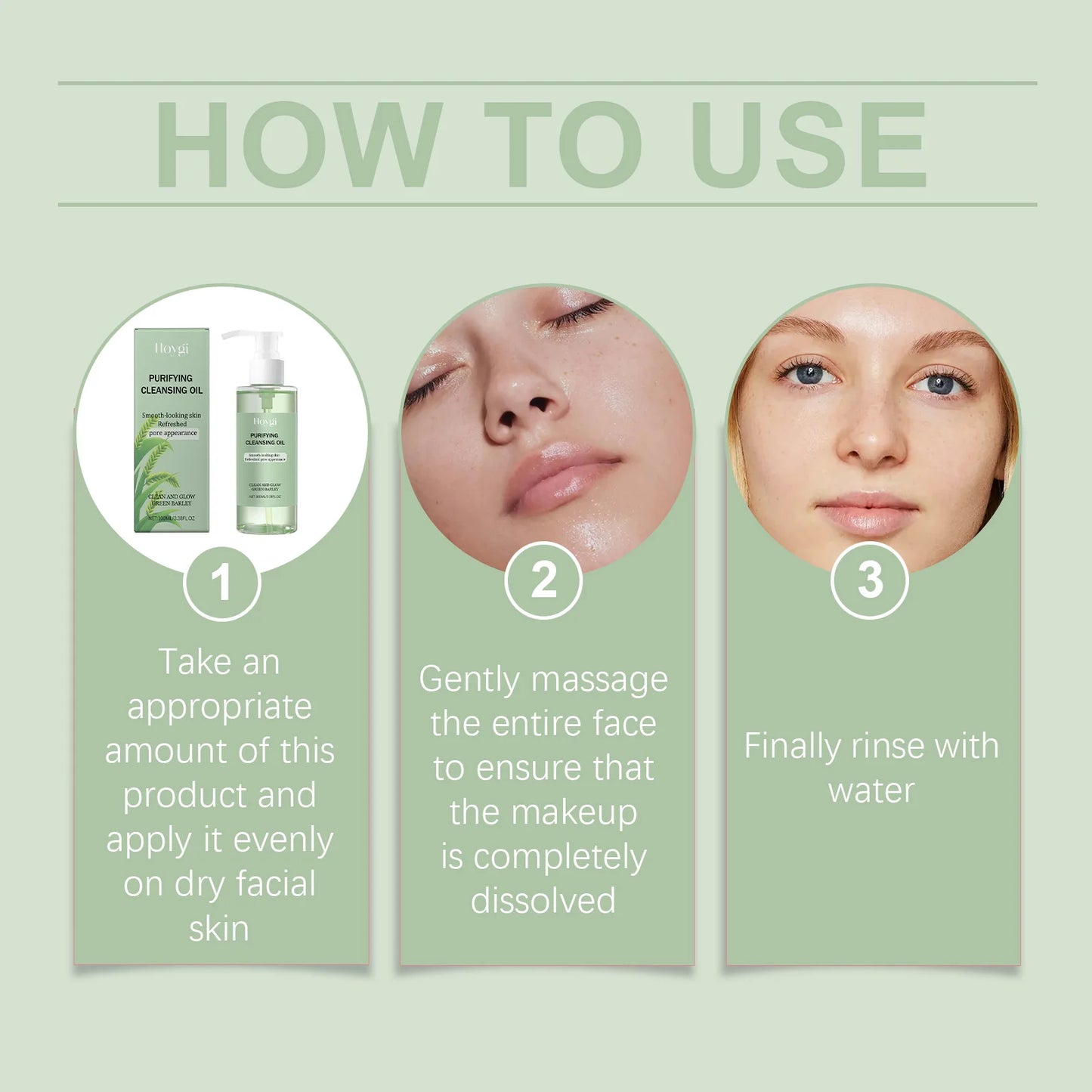 Makeup Removal Oil for Face Purifying Pores Shrinking Refreshing Non Irritating Cleansing Oil Remove Blackhead Soothing Skin Oil