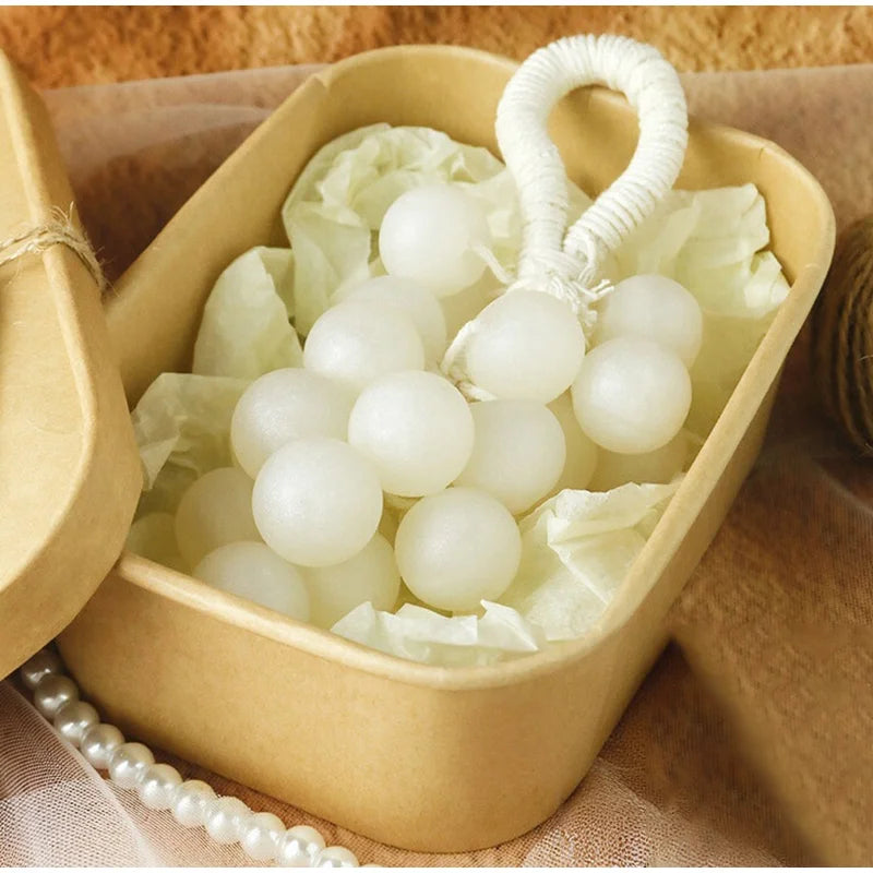 Creative Grape Soap Gift Boxnatural Plant Extraction Pearl Grape Bunches Handmade Soap Bar Bathing Washing Nourishing Skin Soap