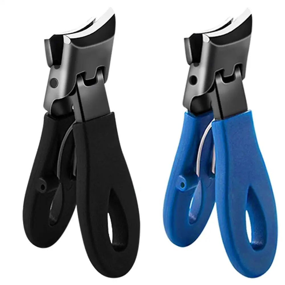 Slanted Nail Clippers Wide Jaw Opening Anti-Splash Slanted Nail Clippers Study Travel Slanted Toenail Trimmer for Men Women