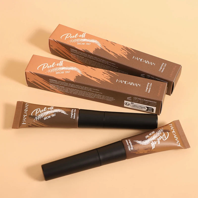 Eyebrow Dye 5-color Peel-off Waterproof  Long-lasting Dye Natural And Easy To Color Beginner-friendly Quick-drying Eyebrow Dye