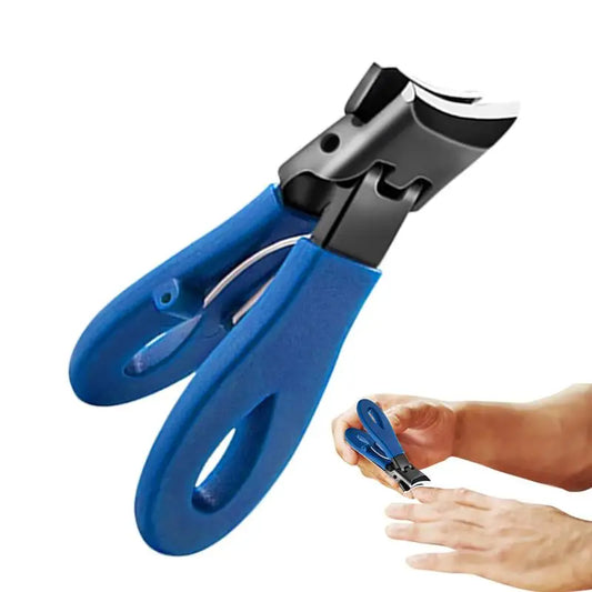 Slanted Nail Clippers Wide Jaw Opening Anti-Splash Slanted Nail Clippers Study Travel Slanted Toenail Trimmer for Men Women