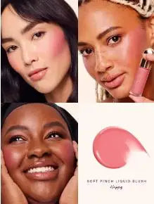 Liquid Blush Highlight Enhance Facial Contours Stick Compact Modify The Facial Shape Cream Blush Foundation Long-lasting Makeup
