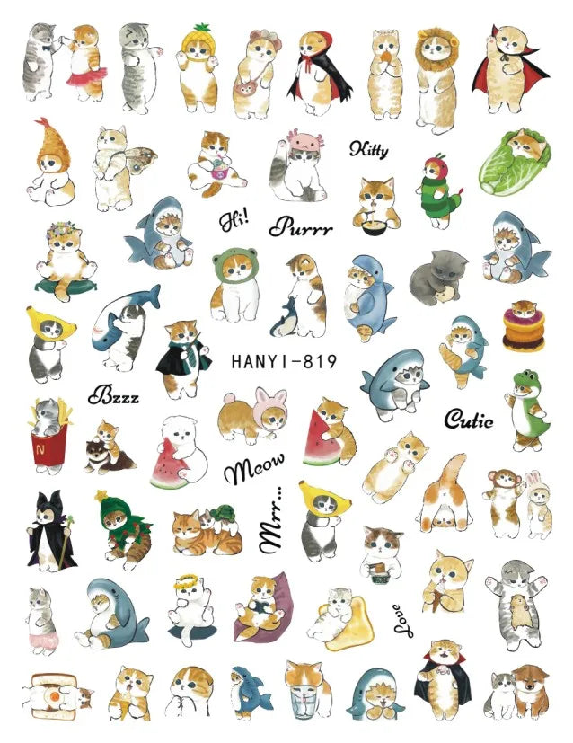 3d Pink Hearts Balloon Valentine Day Love Letters Nail Art Stickers Adhesive Sliders Nail Decals Decoration Manicure Accessories