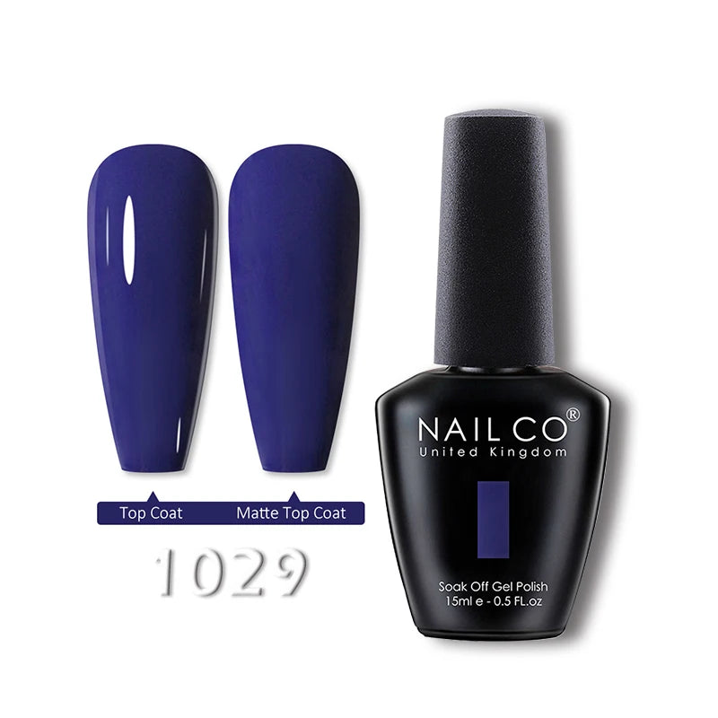 NAILCO 15ml Translucent Gel Nail Polish Semi-permanent Enamels Varnish For UV Nails Art Hybrid LED Nail Gel Transparent Manicure
