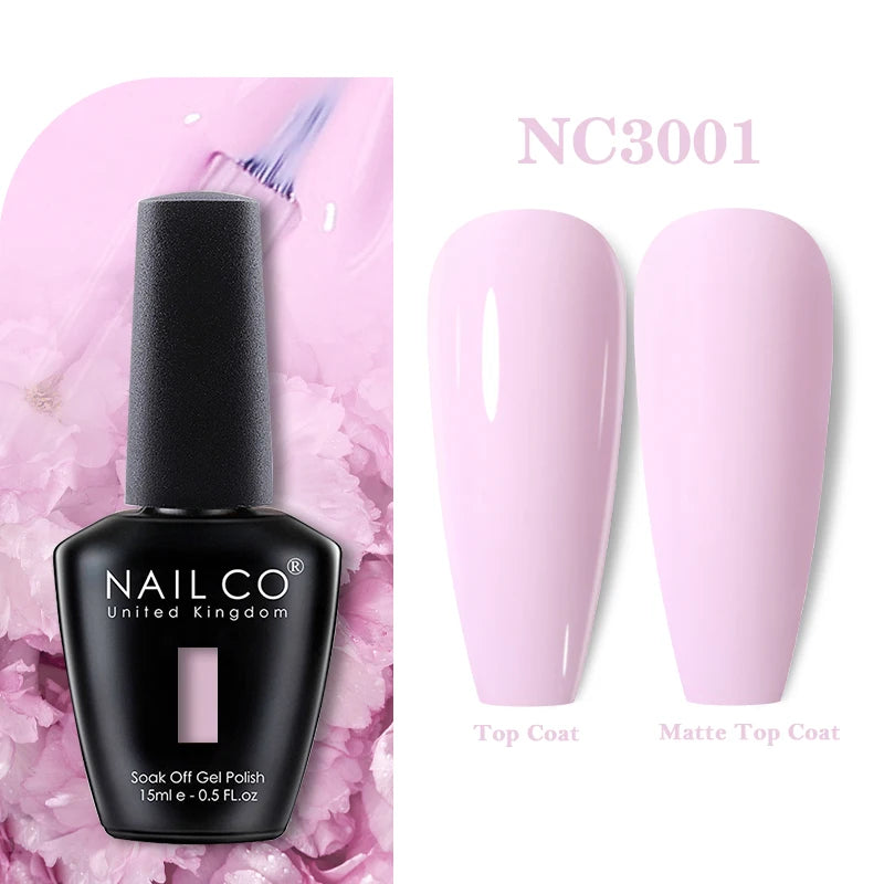 NAILCO 283Colors Gel Nail Polish Top Base Vernis Semi Permanent UV Gel Varnish Nails Art Varnish Hybrid Manicure