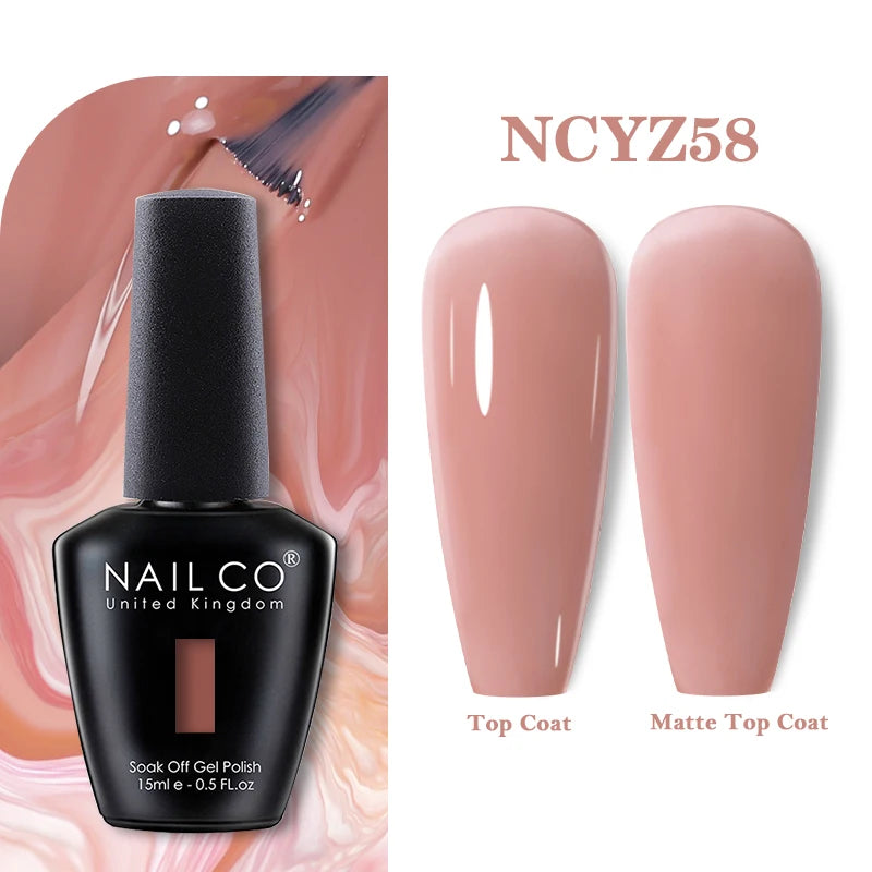 NAILCO 15ml Gel Polish Nail Art Vernis Semi Permanent UV Gel Polish For Manicure Design Hybrid Varnish Summer Nails Products