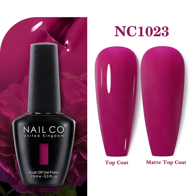 NAILCO 15ml Gel Polish Nail Art Vernis Semi Permanent UV Gel Polish For Manicure Design Hybrid Varnish Summer Nails Products