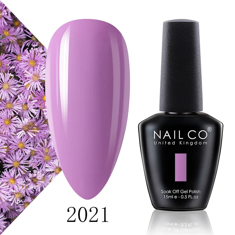 NAILCO 15ml Blue Gel Polish UV Gel Polish Varnish Hybrid DIY Nails For DIY Manicure Semi Permanent Soak Off LED Gel Nail Polish