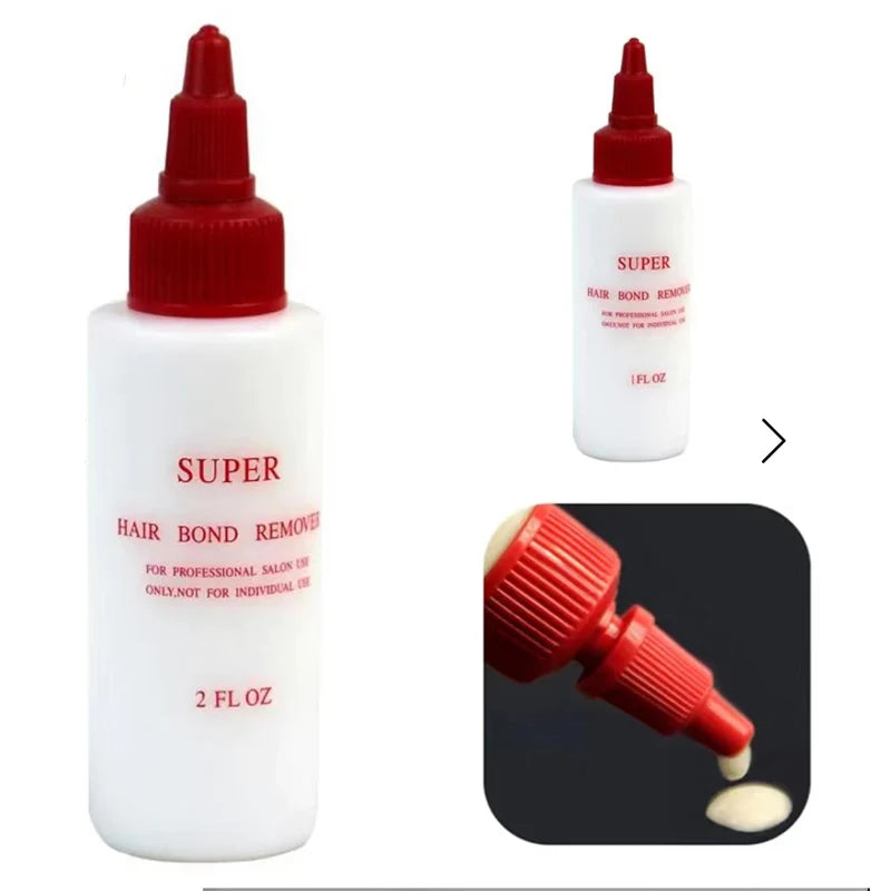New Super Hair Bond Remover For Professional Salon Use Hair Bonding Glue For Hairpieces 1Pcs Wig Adhesive 60ml Wig Accessories
