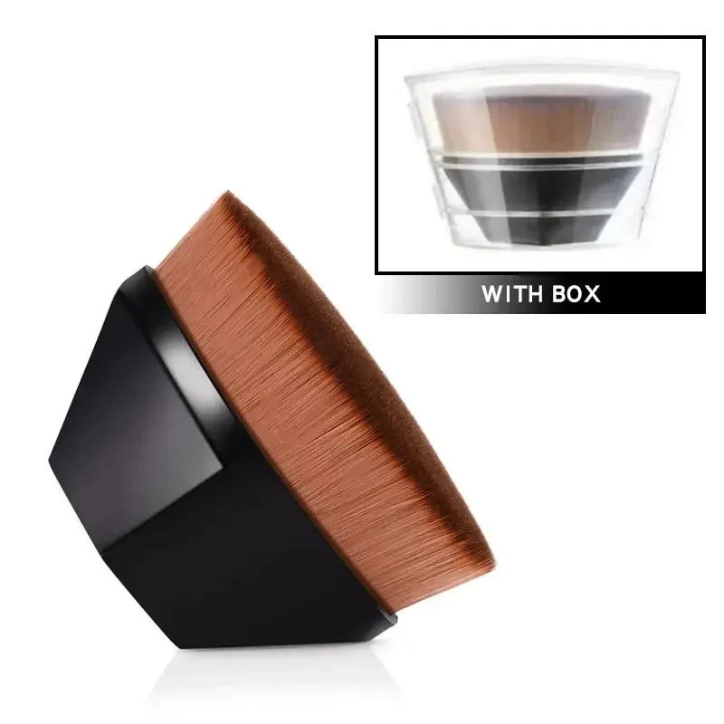 Foundation Brush - Ultra-Dense Flat Top Kabuki Makeup Brush for Streak-Free Liquid & Powder Foundation, Professional Airbrush