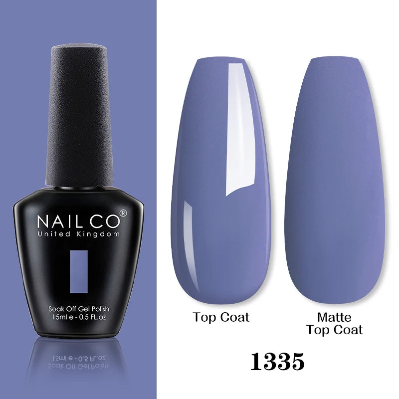 NAILCO 15ML Top coat Base coat Gel nail polish nails art Semi Permanent Lacquer Varnish Hybrid nail supplies for professionals