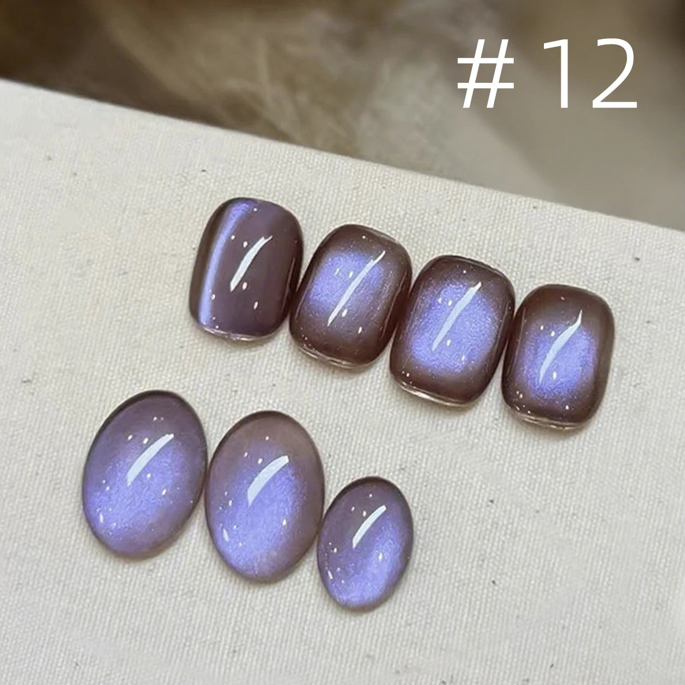 12ML 1-12PCS Autumn Nails Long Night Blue Light Magnet Cat Eye Gel Nail Polish 2025 New Black Nails Nail Supplies Nail Art