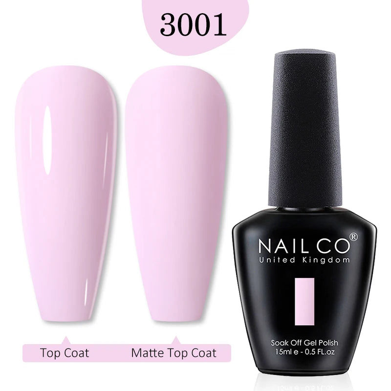 NAILCO Red Colors Series 15ML Nail Gel Polish Nail Supplies Semi Permanent For Nail  Art Manicure Soak Off LED UV Hybrid Varnish