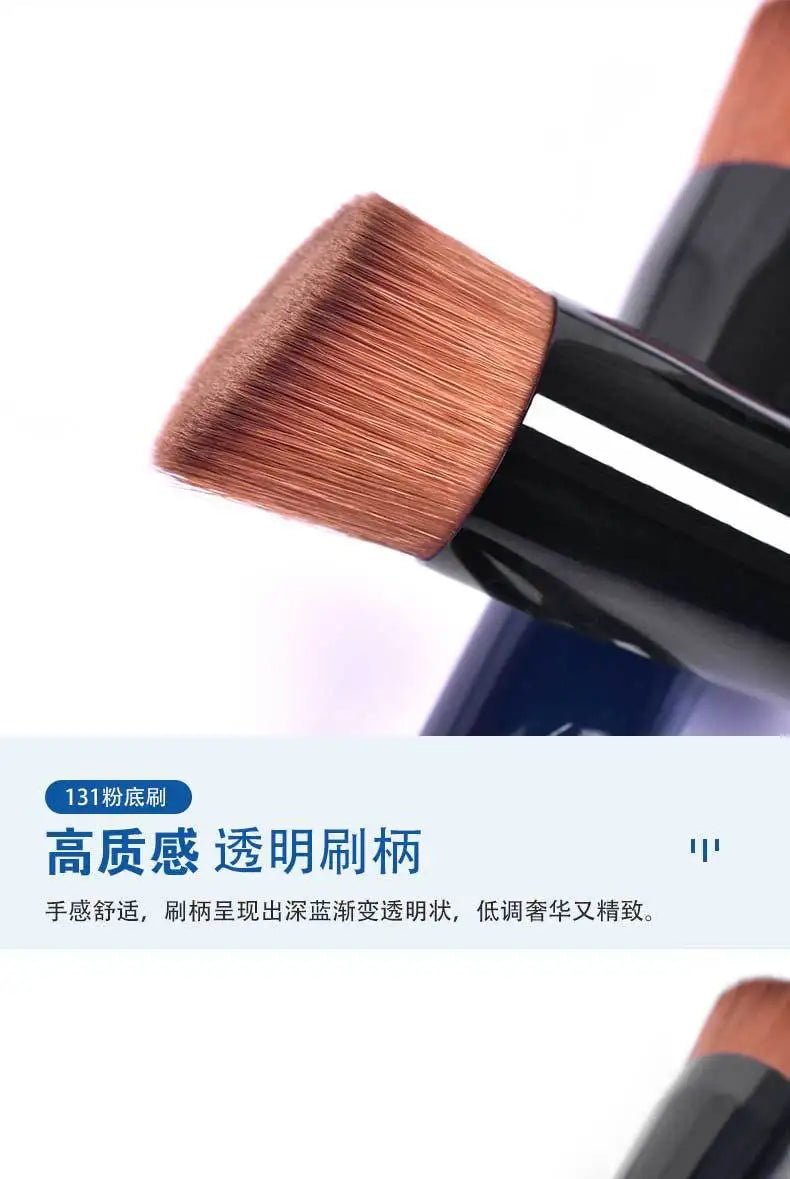 Flat Head Liquid Foundation Brush Angled Foundation Brush Tool Face Contour Foundation Concealer Makeup Brush