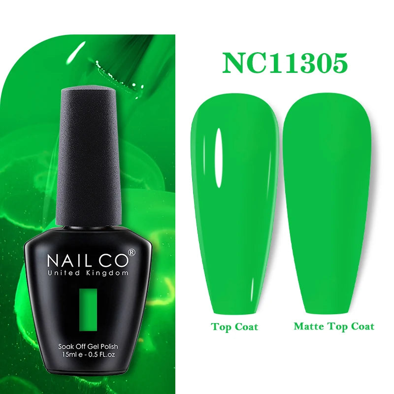 NAILCO 15ml Gel Polish Nail Art Vernis Semi Permanent UV Gel Polish For Manicure Design Hybrid Varnish Summer Nails Products