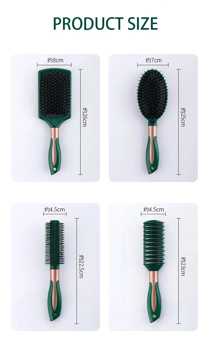 Hair Massage Air Cushion Comb Brush Scalp Hairbrush Detangle Anti Static Salon Hairdressing Styling Tool For Straight Curl Hair