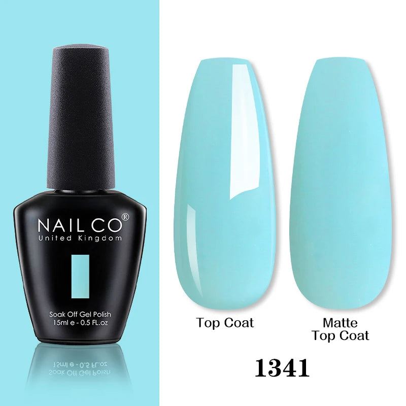 NAILCO 15ML Top coat Base coat Gel nail polish nails art Semi Permanent Lacquer Varnish Hybrid nail supplies for professionals