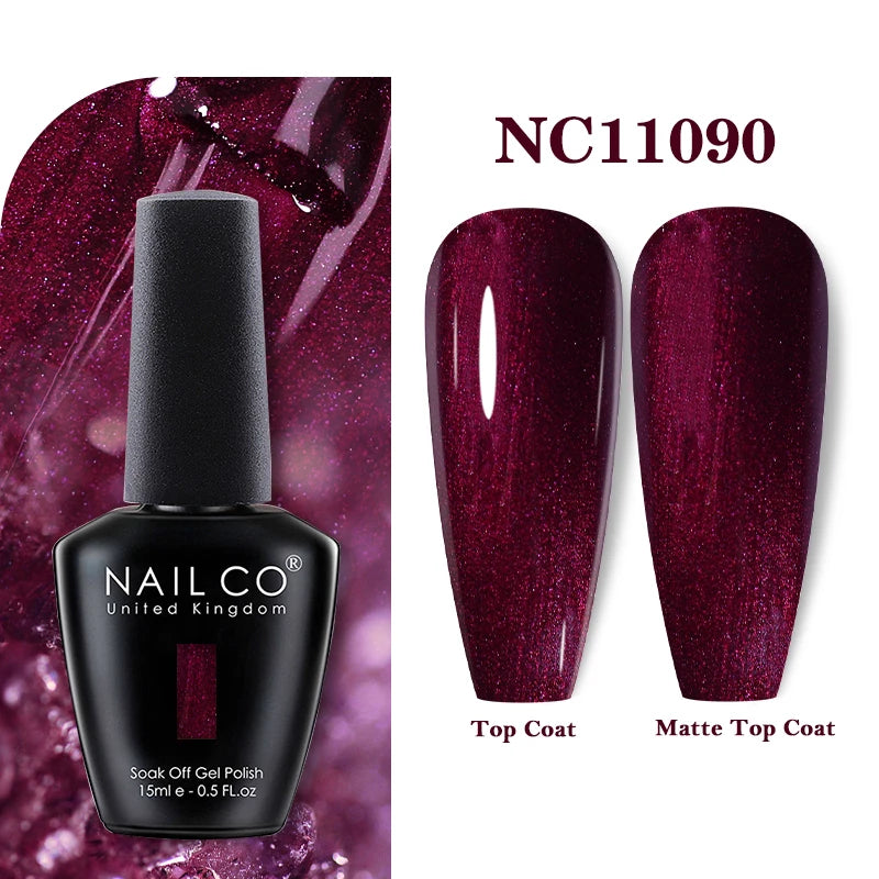 NAILCO 283Colors Gel Nail Polish Top Base Vernis Semi Permanent UV Gel Varnish Nails Art Varnish Hybrid Manicure