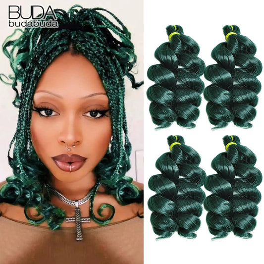 12 Inch French Loose Curly Braiding Hair - Pre-Stretched Crochet Extensions