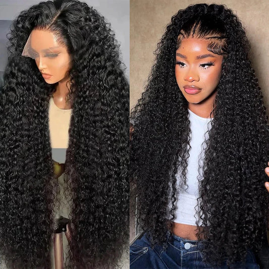 13x6 Human Hair Wig HD Lace Frontal Human Hair Wigs For Women 30 36 Inch Loose Deep Wave Curly Brazilian 13x4 Lace Front Wigs