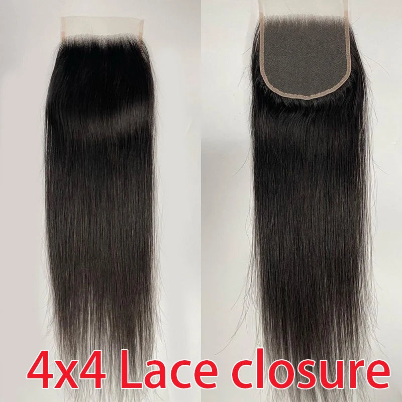 13x4 Lace Frontal Straight Hair - Pre-Plucked Brazilian Lace Closure