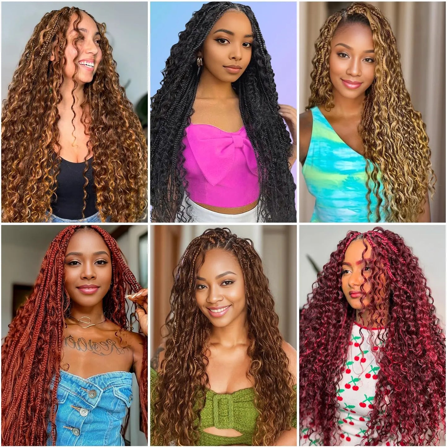 Blonde Human Braiding Hair for Boho Braids Highlights No Weft Virgin Brazilian Curly Deep Wave Bulk Hair Extensions for Braiding