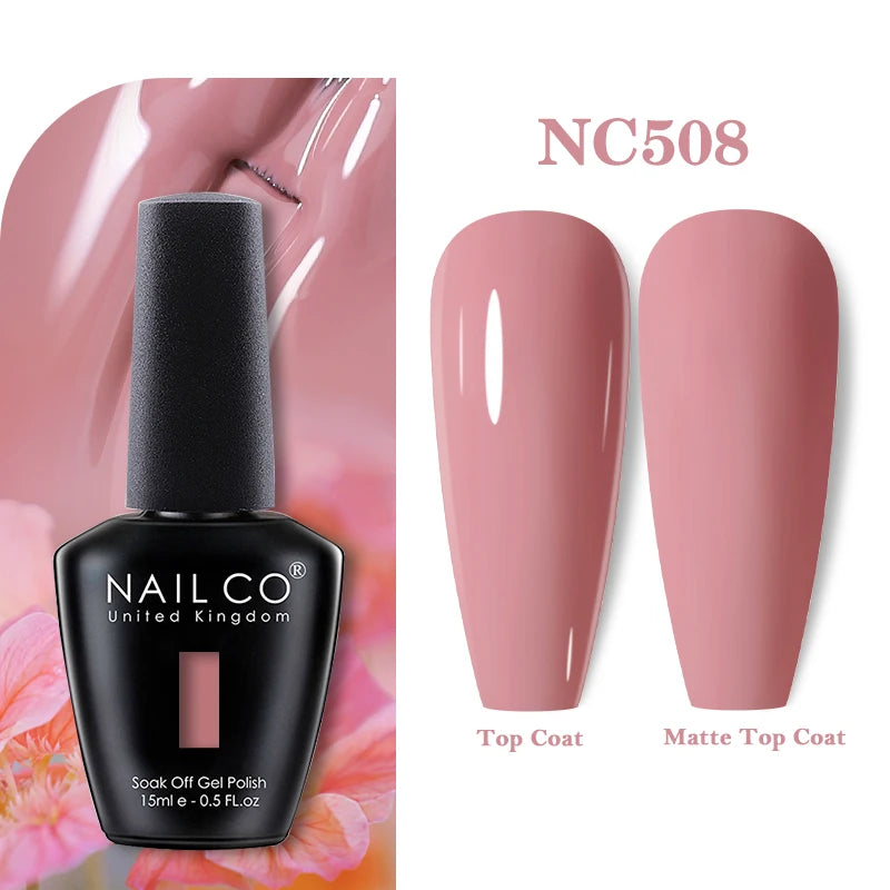 NAILCO 283Colors Gel Nail Polish Top Base Vernis Semi Permanent UV Gel Varnish Nails Art Varnish Hybrid Manicure
