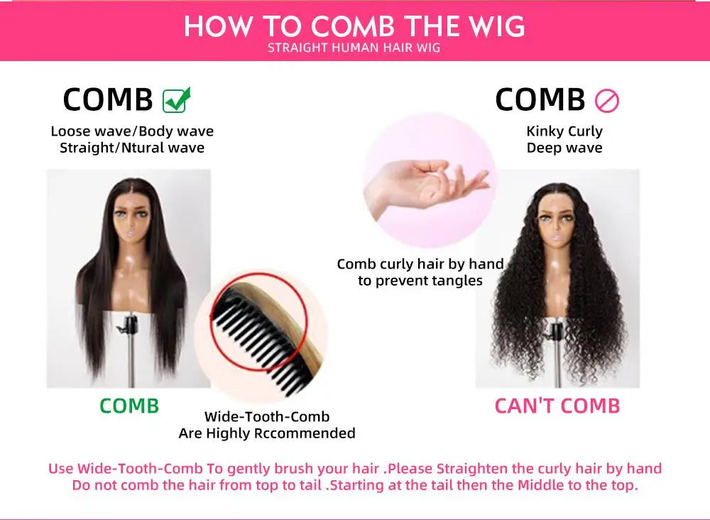 Real Full Lace Wig 250% Density - Straight Brazilian HD Lace Human Hair