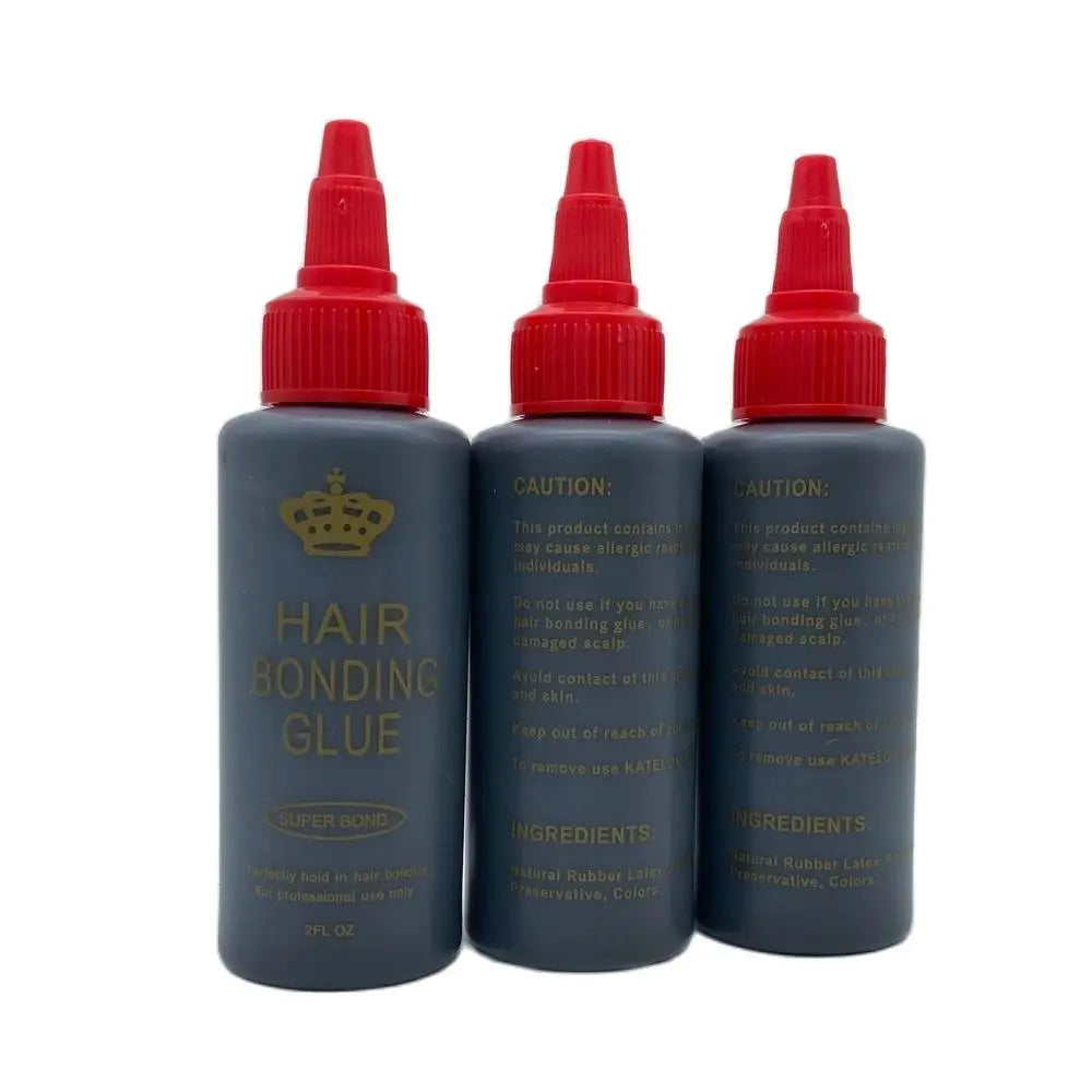 Wholesale 1 Oz/ 2 Oz/4Oz  30 ml/60ml/118ml  ack Hair Weft Bonding Glue Hair Weave bond