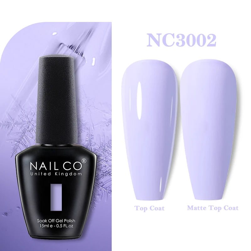 NAILCO 283Colors Gel Nail Polish Top Base Vernis Semi Permanent UV Gel Varnish Nails Art Varnish Hybrid Manicure