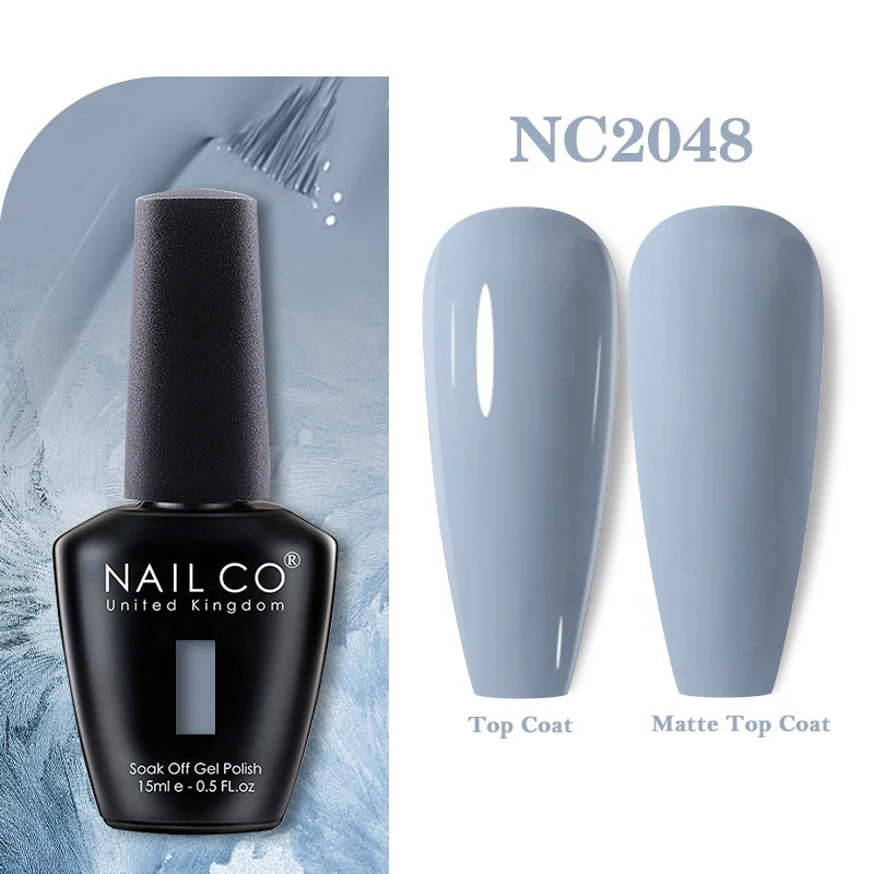 NAILCO 15ML Top coat Base coat Gel nail polish nails art Semi Permanent Lacquer Varnish Hybrid nail supplies for professionals