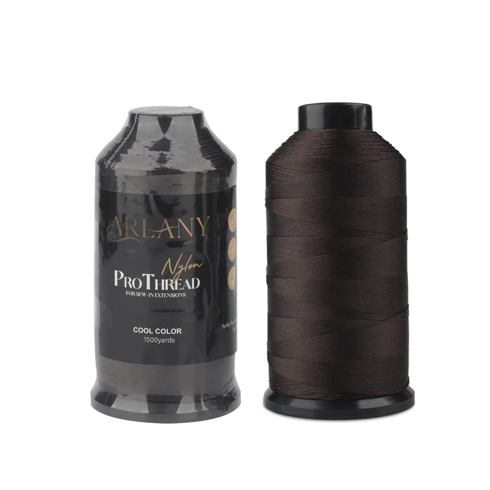 ARLANY Weft Hair Extension Sewing Thread 1500 Yards - Nylon Bonded Thread