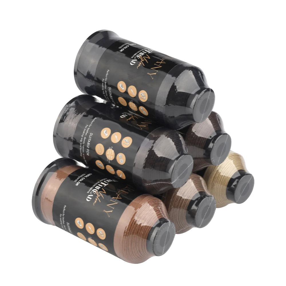 ARLANY Weft Hair Extension Sewing Thread 1500 Yards - Nylon Bonded Thread