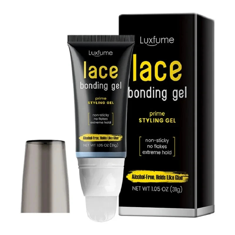 31g Lace bonding gel does not peel off prime styling wig installation kit set glue for lace front waterproof Strong Natural