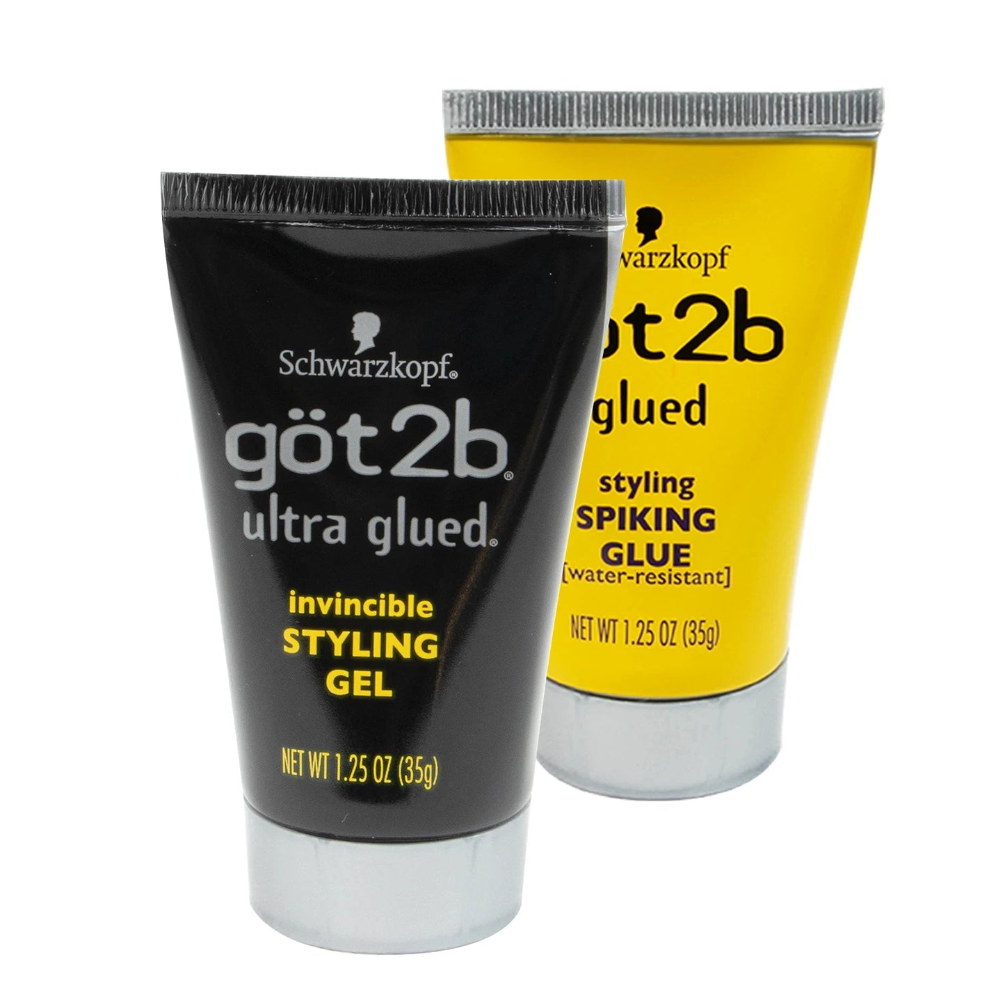 Got2b Glued Invincible Styling Hair Gel Got2b Ultra Glued Water Resistant Spike Grip Chunk Wig Accessories Strong Hold 1.25/6oz